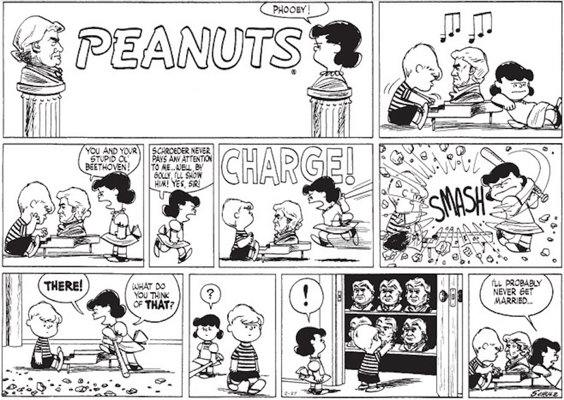 Illustration for article titled How Peanuts Used Lucy and Schroeder To Explore Dysfunctional Relationships